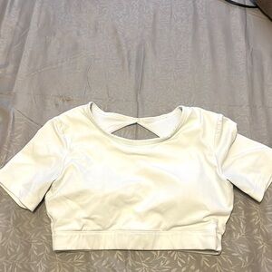 Amazon White workout top